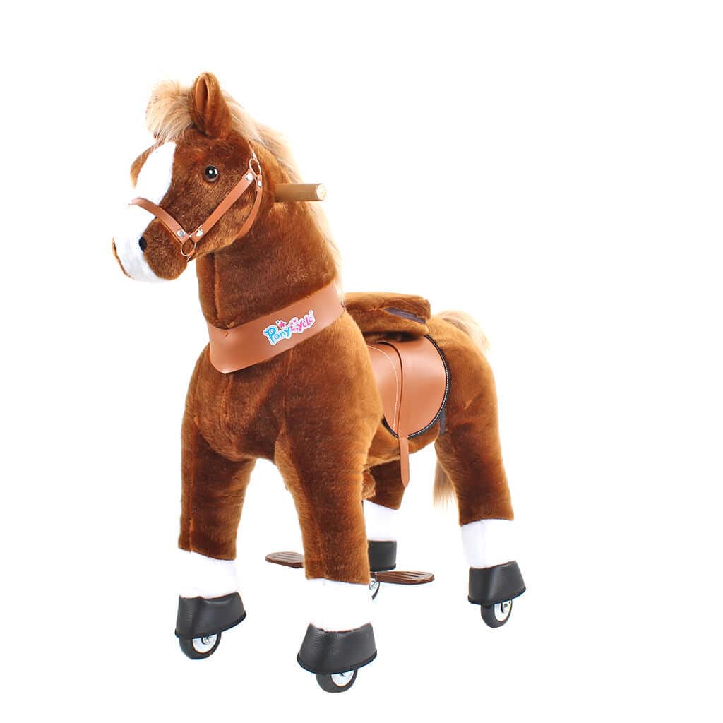 Model U Ride-On Pony Toy Age 4-7 Brown