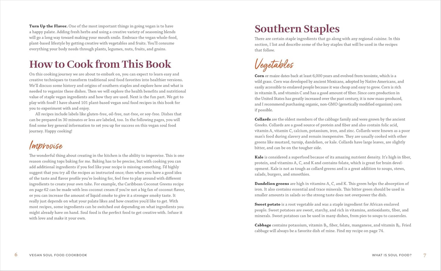 Vegan Soul Food Cookbook: Plant-Based, No-Fuss Southern Favorites (Spiral Bound)