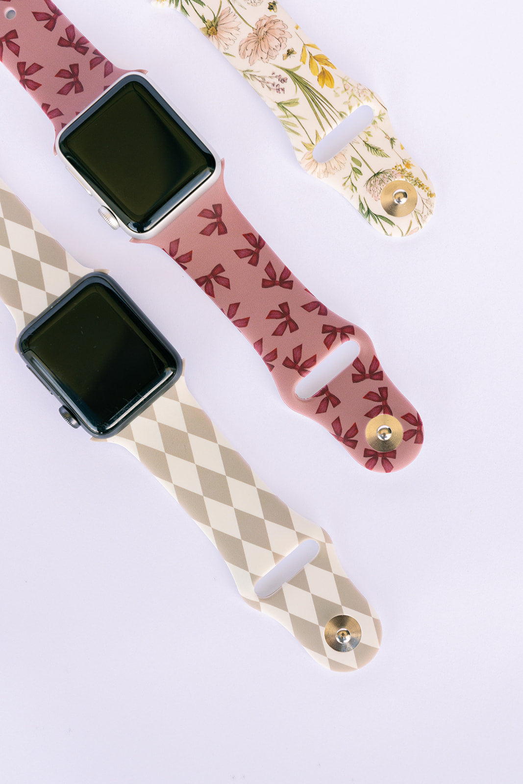 Bordeaux Bows Watch Band