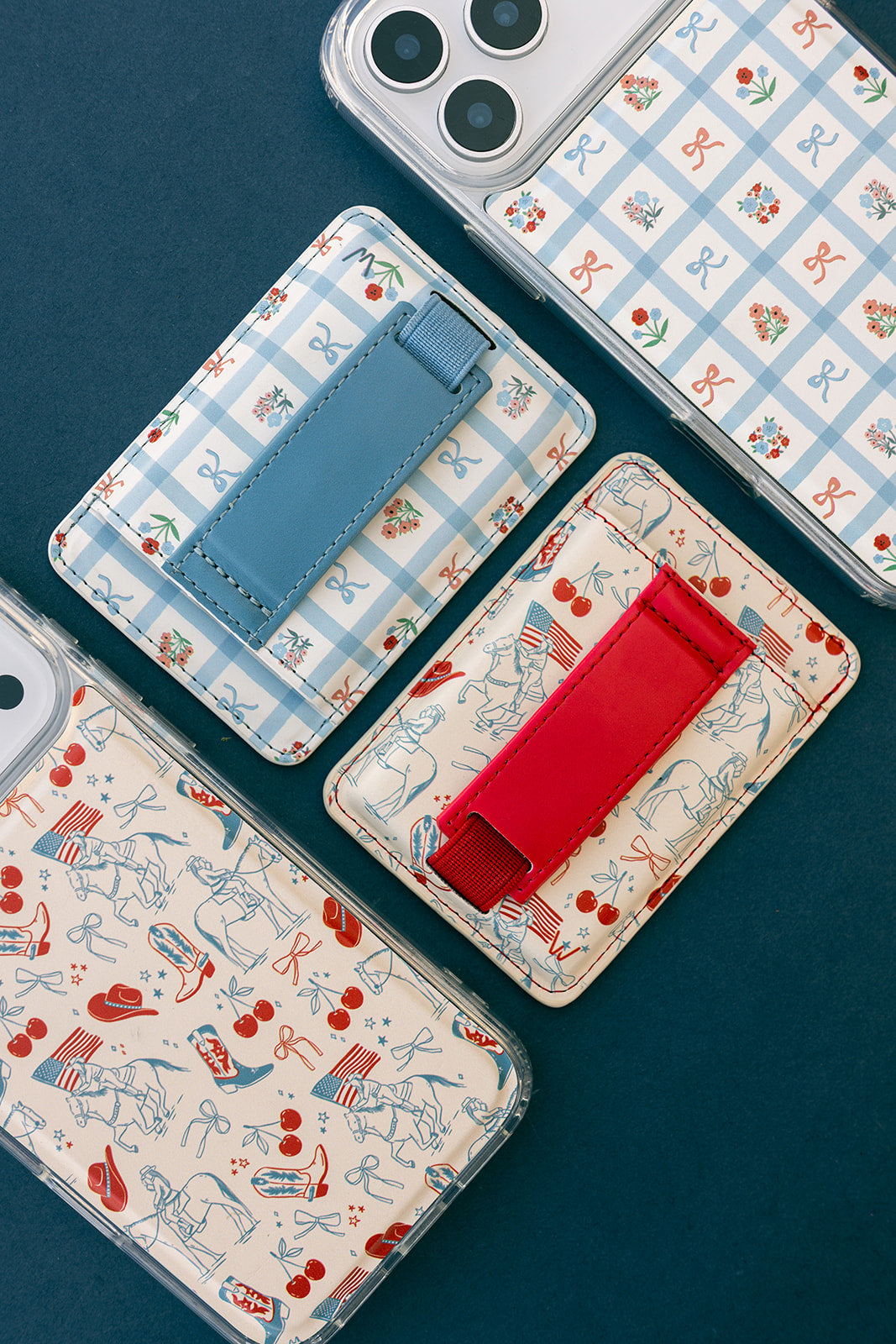 Ribbons and Bloom Magnetic Wallet