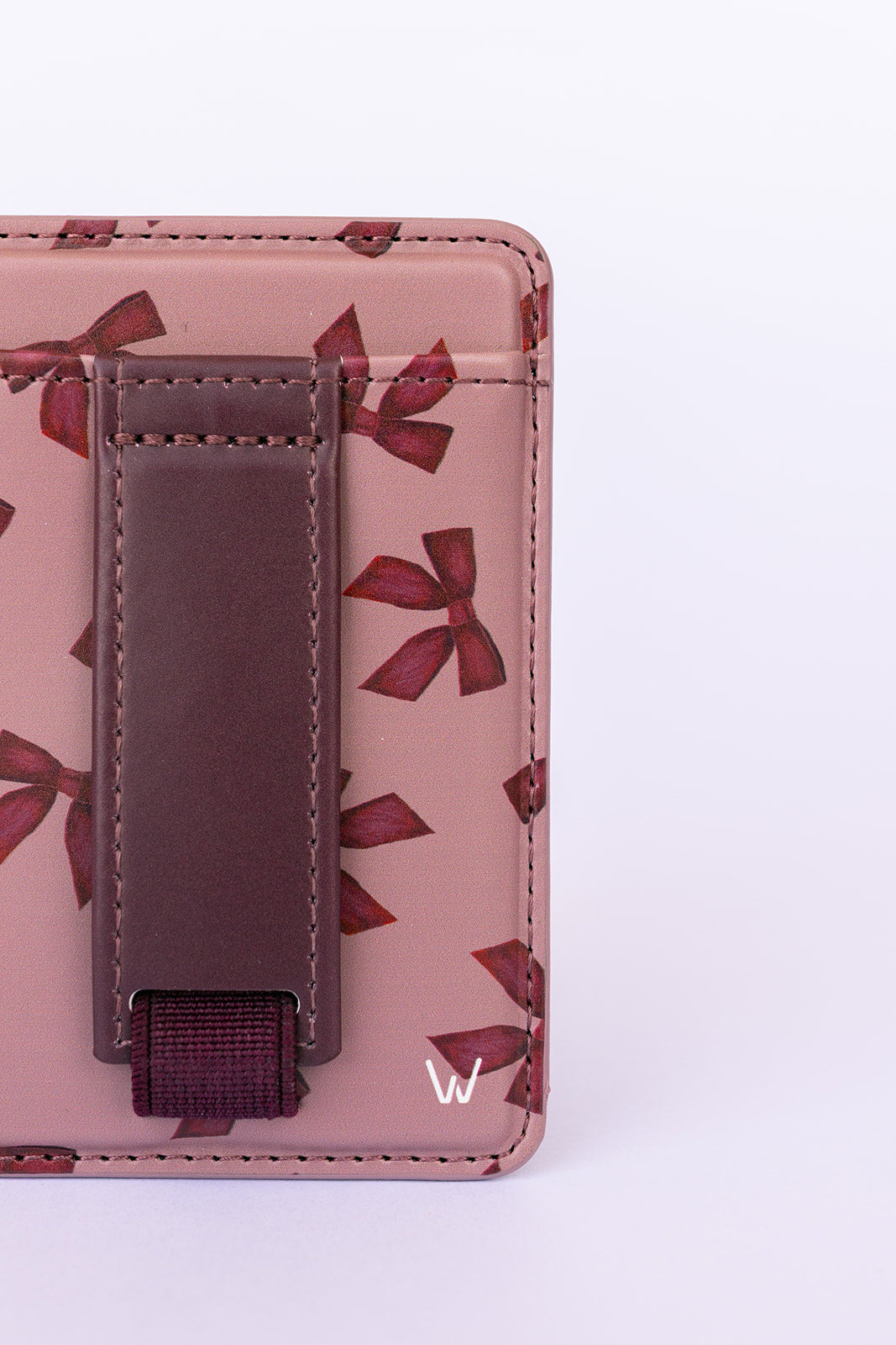 Bordeaux Bows Magnetic Wallet