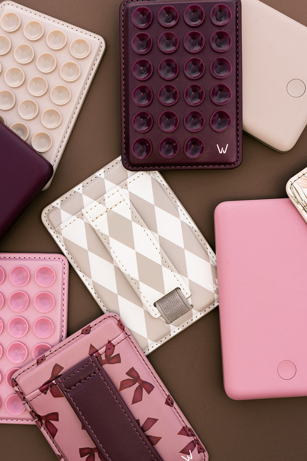 Diamond Latte Magnetic Wallet