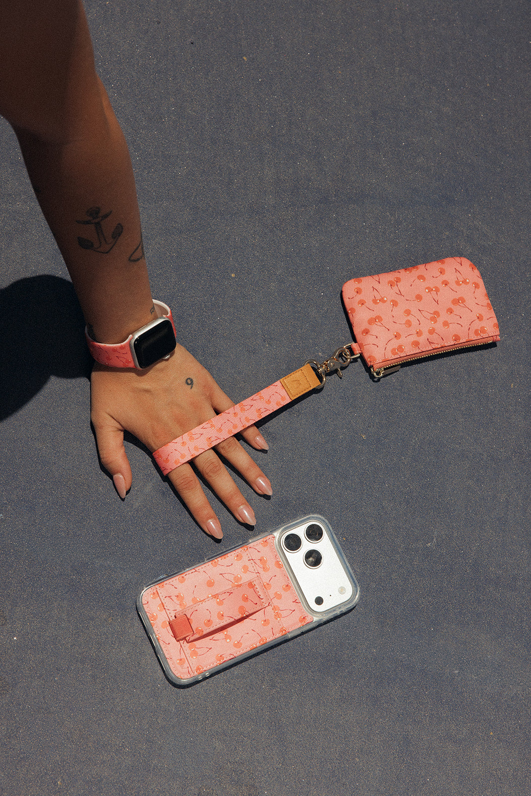 Cherry Crush Wrist Lanyard