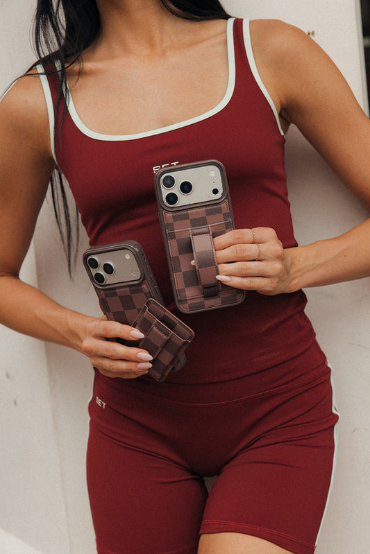Cocoa Check Magnetic Wallet