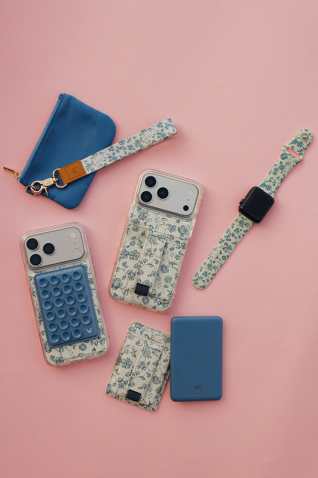 Coastal Blue Zipper Pouch