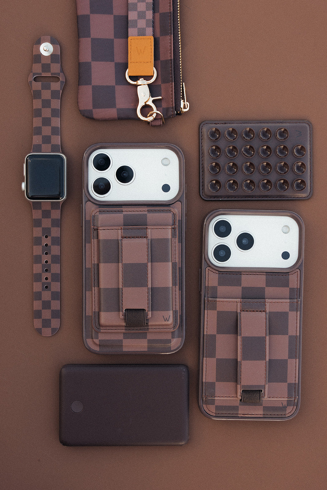 Cocoa Check Magnetic Wallet