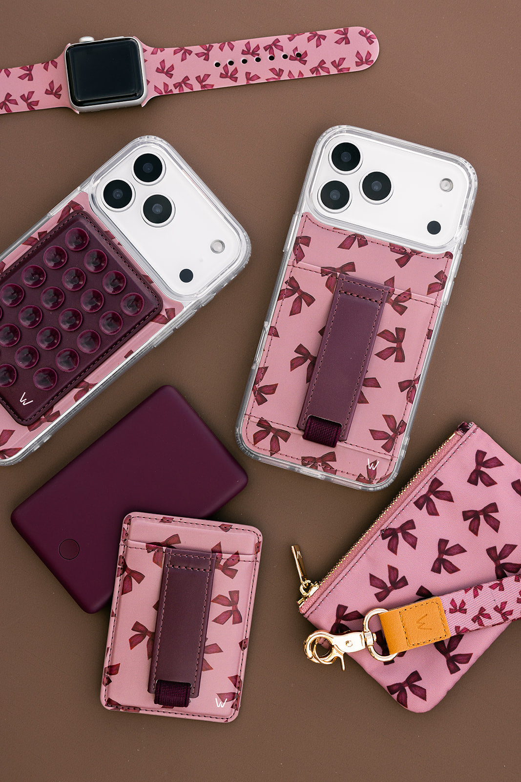 Bordeaux Bows Watch Band