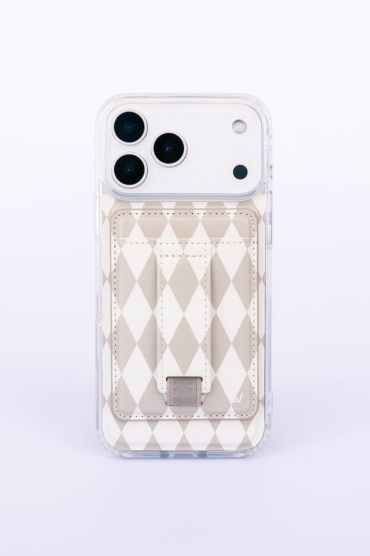 Diamond Latte Magnetic Wallet