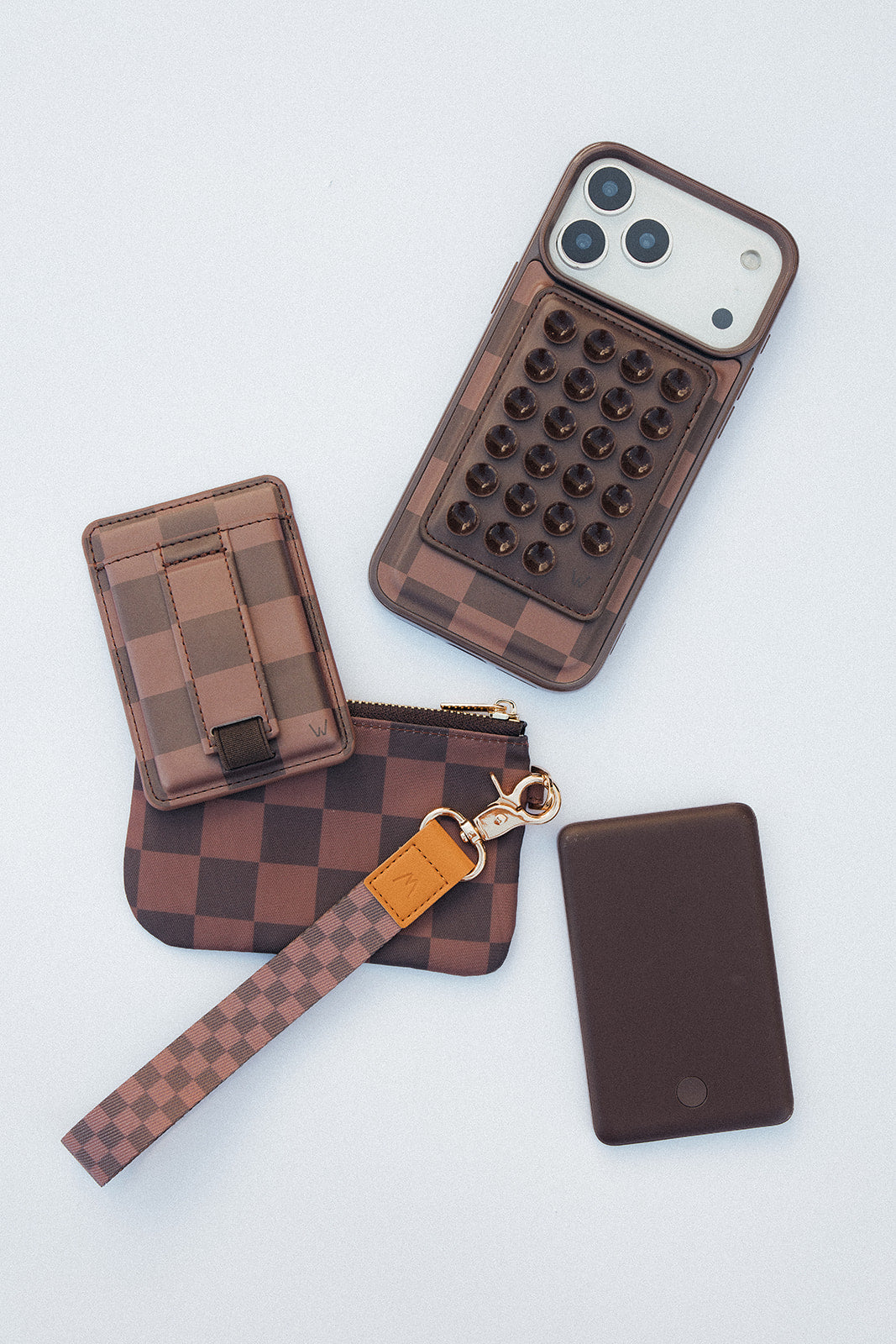 Cocoa Check Magnetic Wallet
