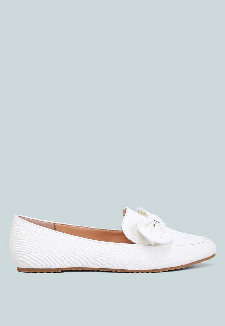Waveney Bow Embellished Loafers