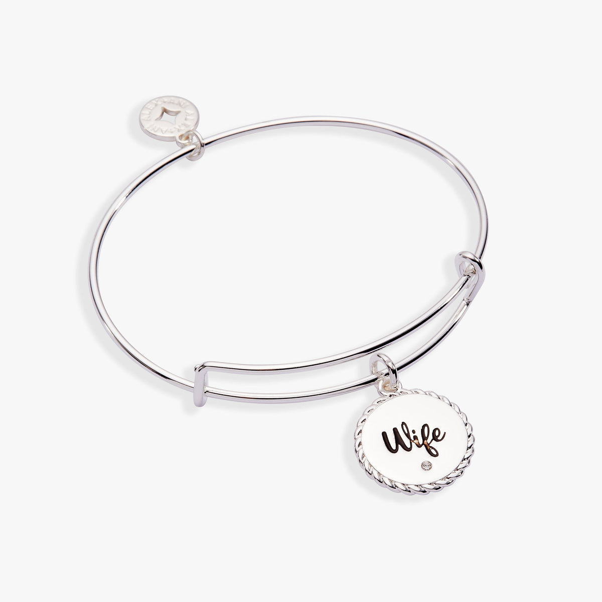 Wife 'True Love Stories Never Have Endings' Charm Bangle