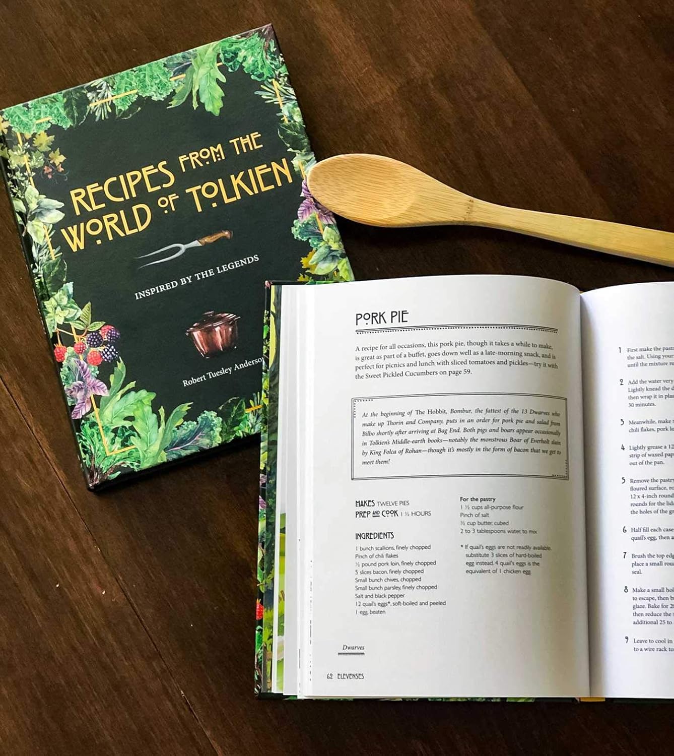 Recipes from the World of Tolkien: Inspired by the Legends (Spiral Bound)