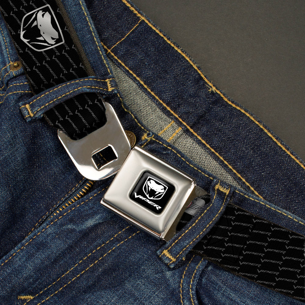 Dodge Viper Seatbelt Belt - Dodge Viper REPEAT w/Text Webbing