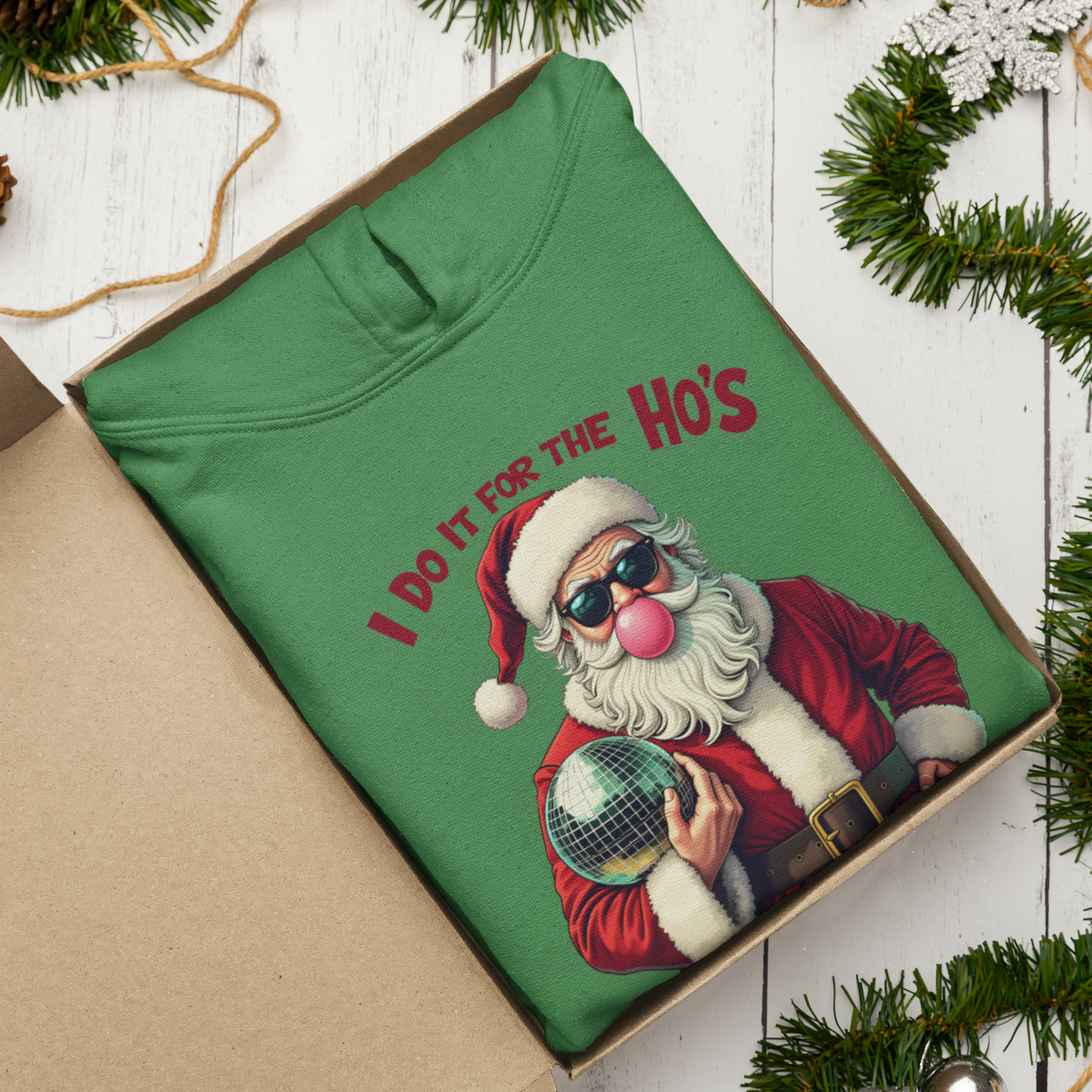 I Do It For The Ho's Graphic Hoodie