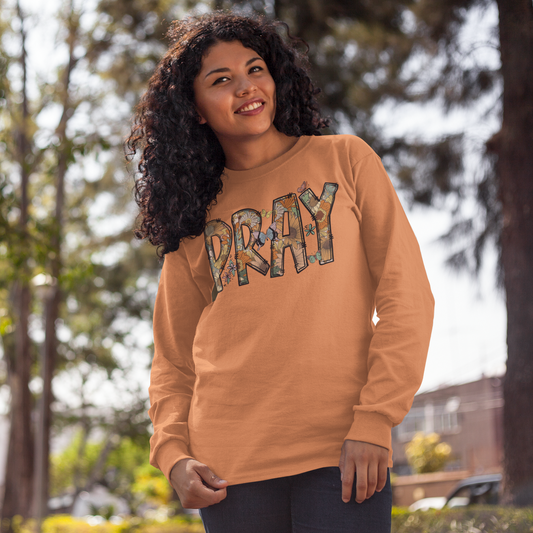 Whispered Petals Graphic Sweatshirt
