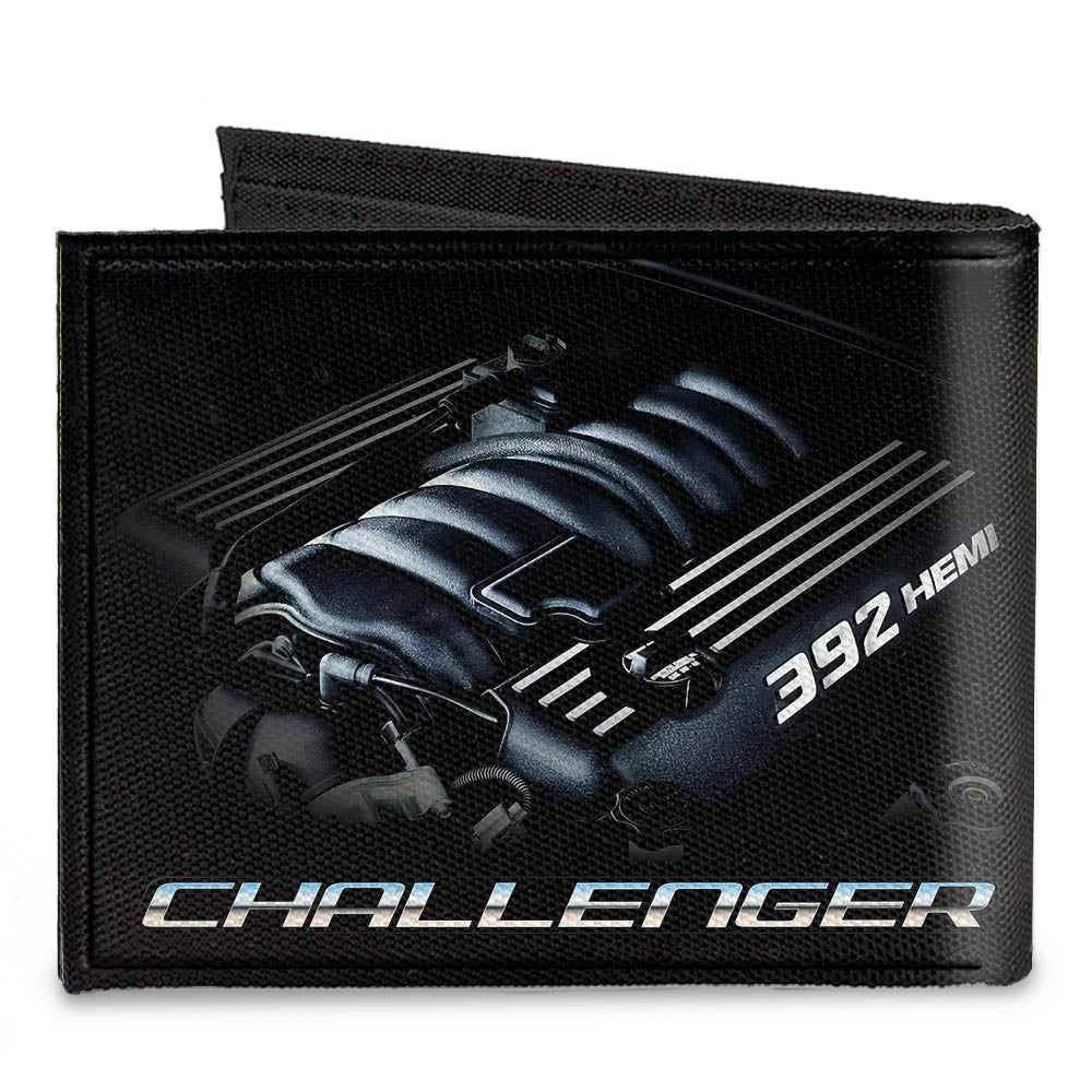 Canvas Bi-Fold Wallet - CHALLENGER Bold 392 HEMI Engine