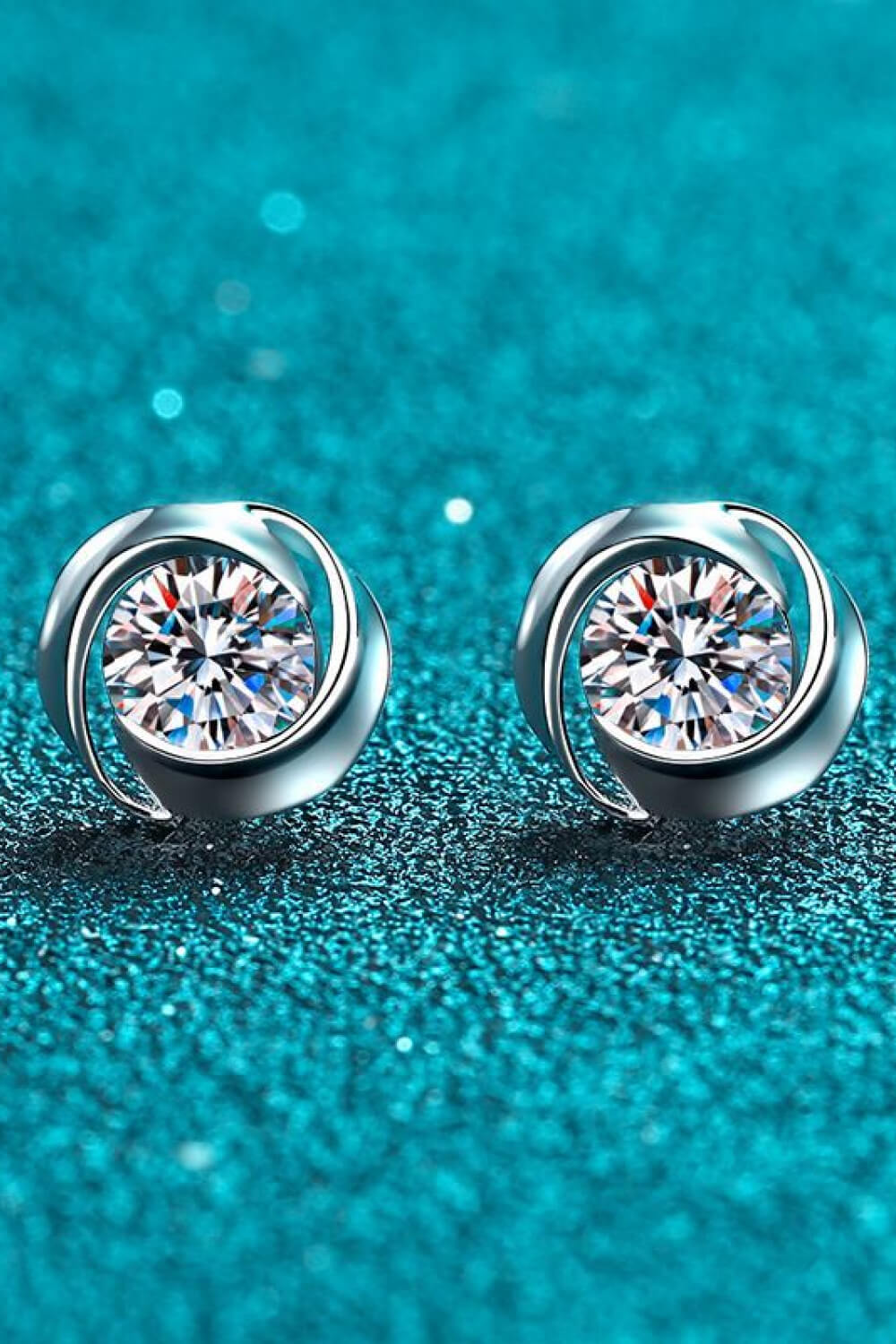 Feeling Fun Moissanite Stud Earrings  (PREORDER)