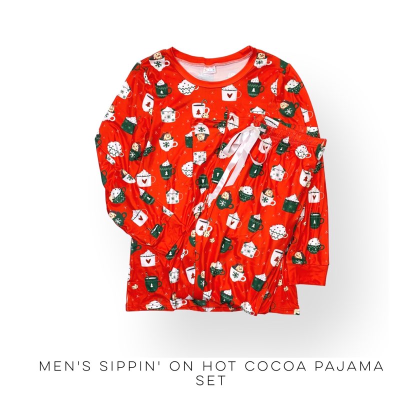 Men's Sippin' on Hot Cocoa Pajama Set