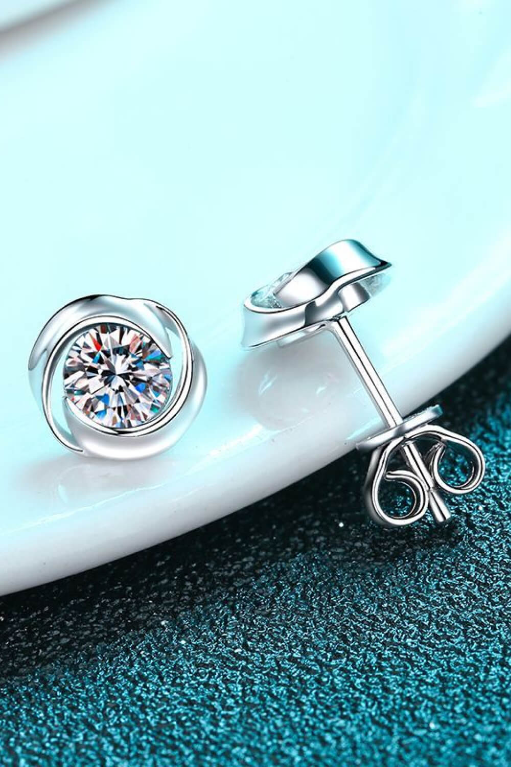 Feeling Fun Moissanite Stud Earrings  (PREORDER)