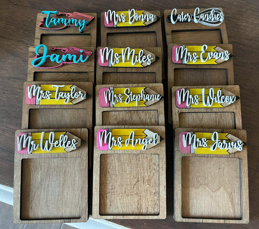 Personalized Note Holder (PREORDER - SHIPS IN 5 WEEKS)