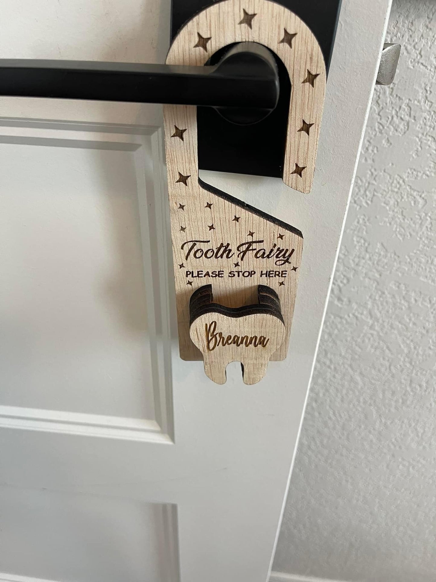 Personalized Tooth Fairy Doorhanger (PREORDER - SHIPS IN 5 WEEKS)