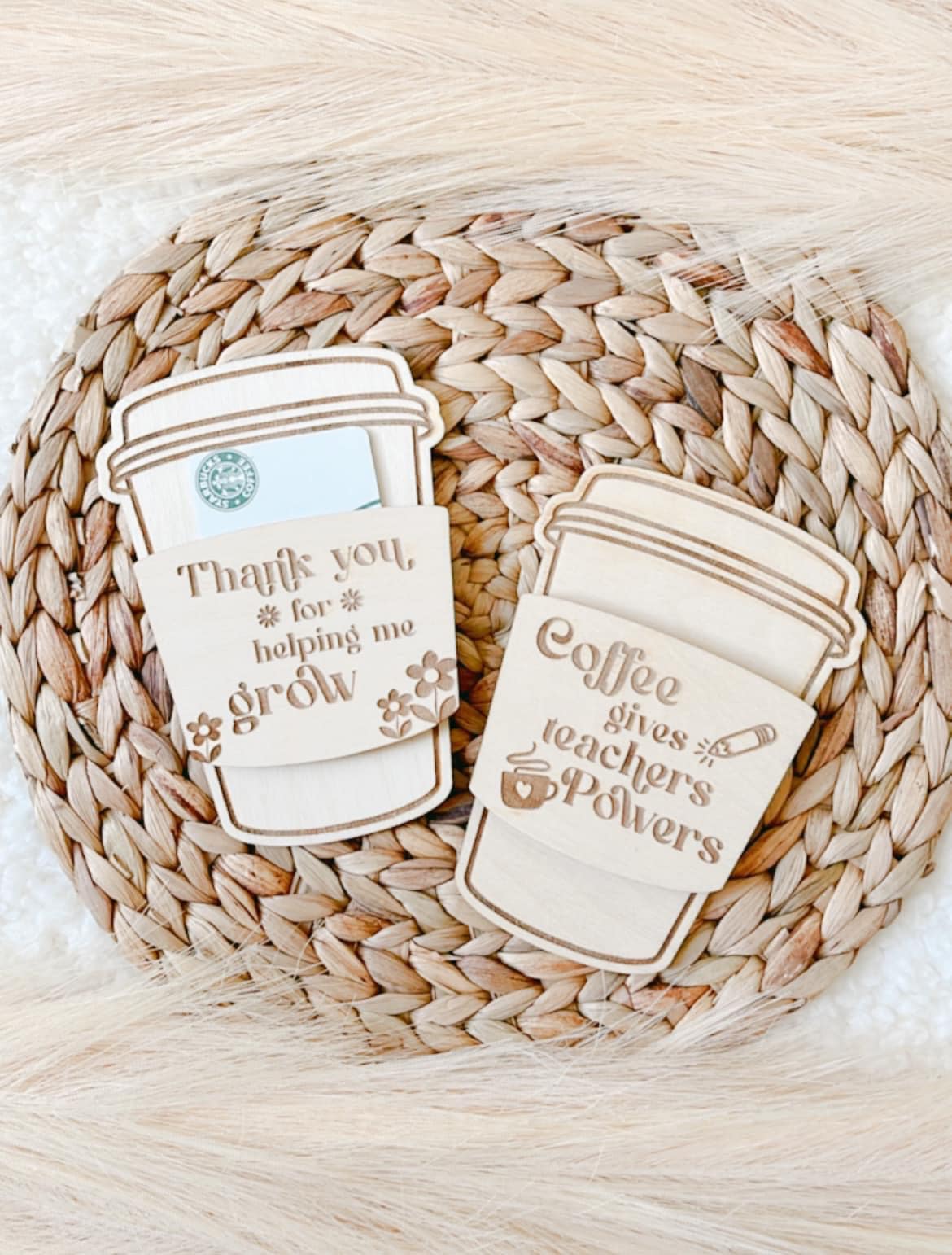 Custom Teacher Appreciation Gift Card Holders (PREORDER - ETA 3-4 weeks)