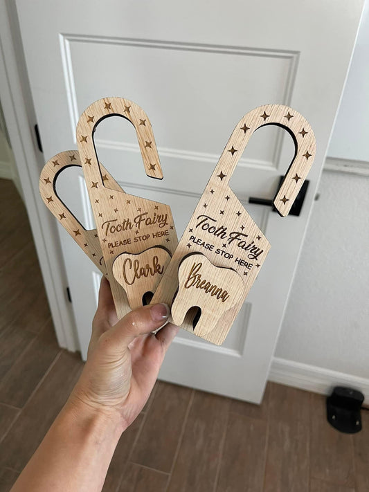Personalized Tooth Fairy Doorhanger (PREORDER - SHIPS IN 4-5 WEEKS)