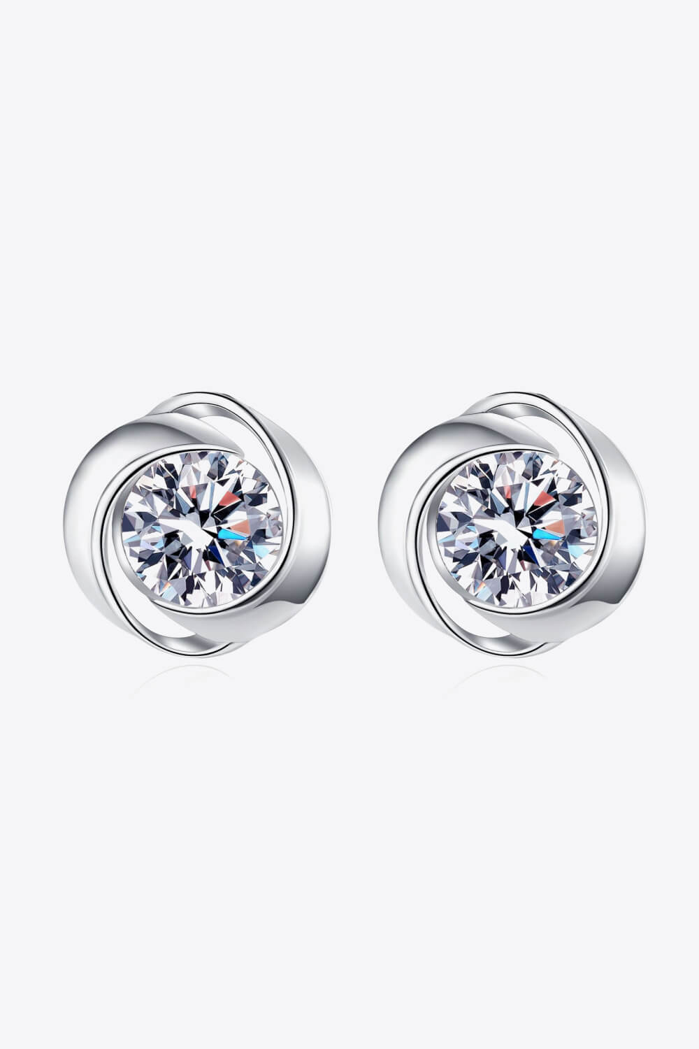 Feeling Fun Moissanite Stud Earrings  (PREORDER)
