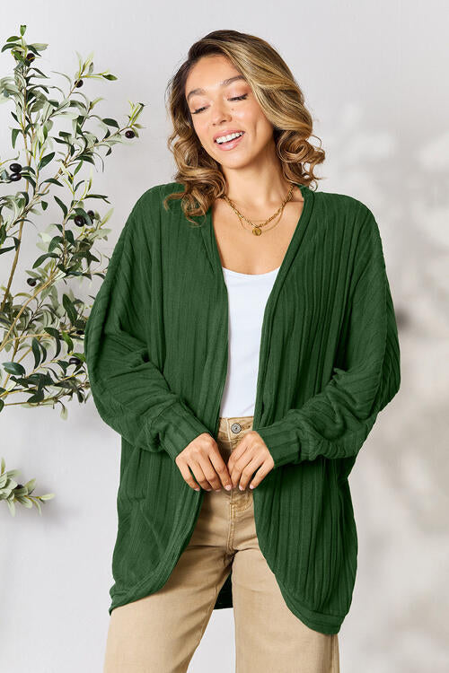 Basic Bae Ribbed Cocoon Cardigan