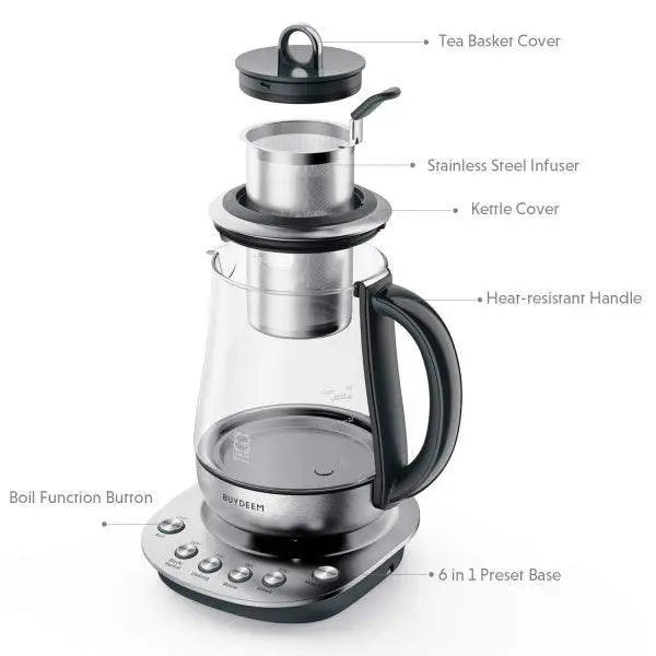 Electric Tea Maker with Infuser 1.2L