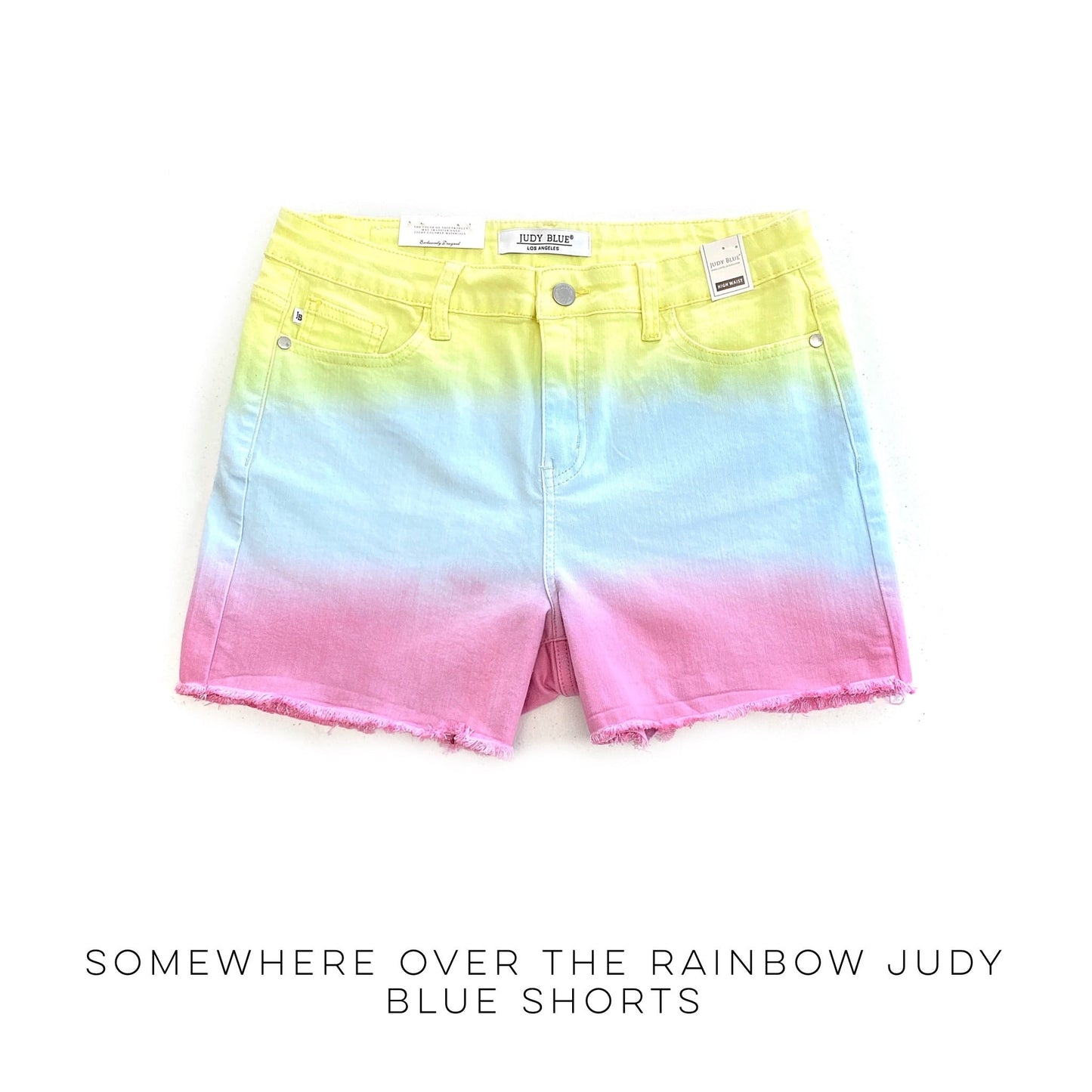 Somewhere Over The Rainbow Judy Blue Shorts