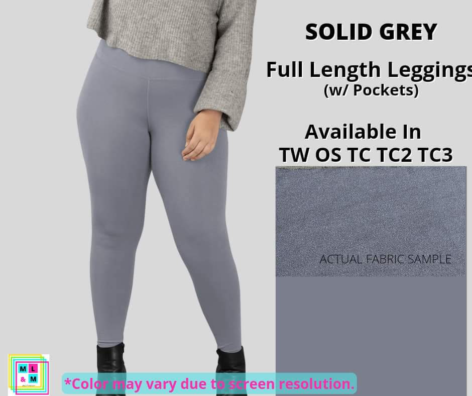 Solid Grey Full Length