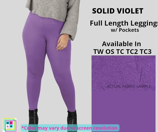Solid Violet Full Length