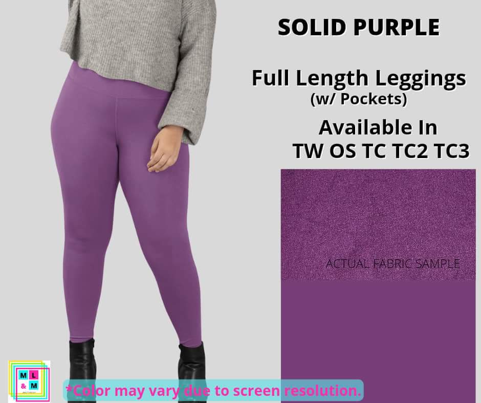 Solid Purple Full Length