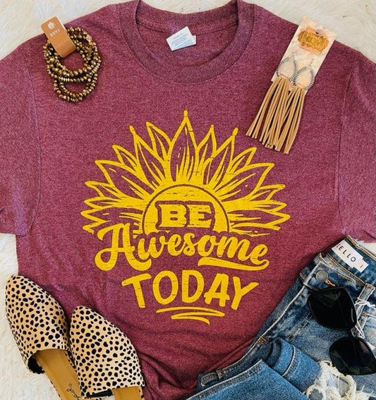 Be Awesome Today - graphic tee