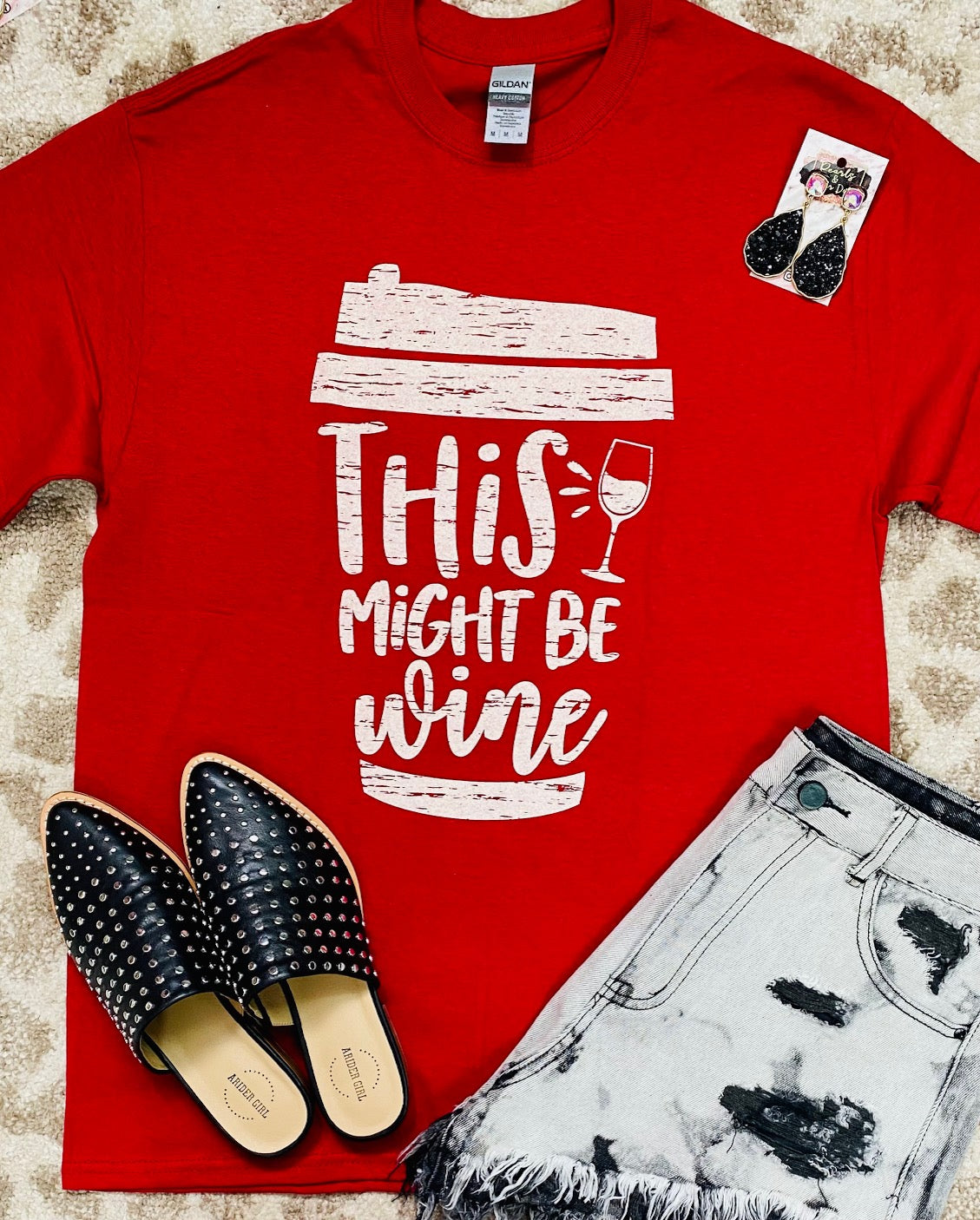 This Might Be Wine - graphic tee
