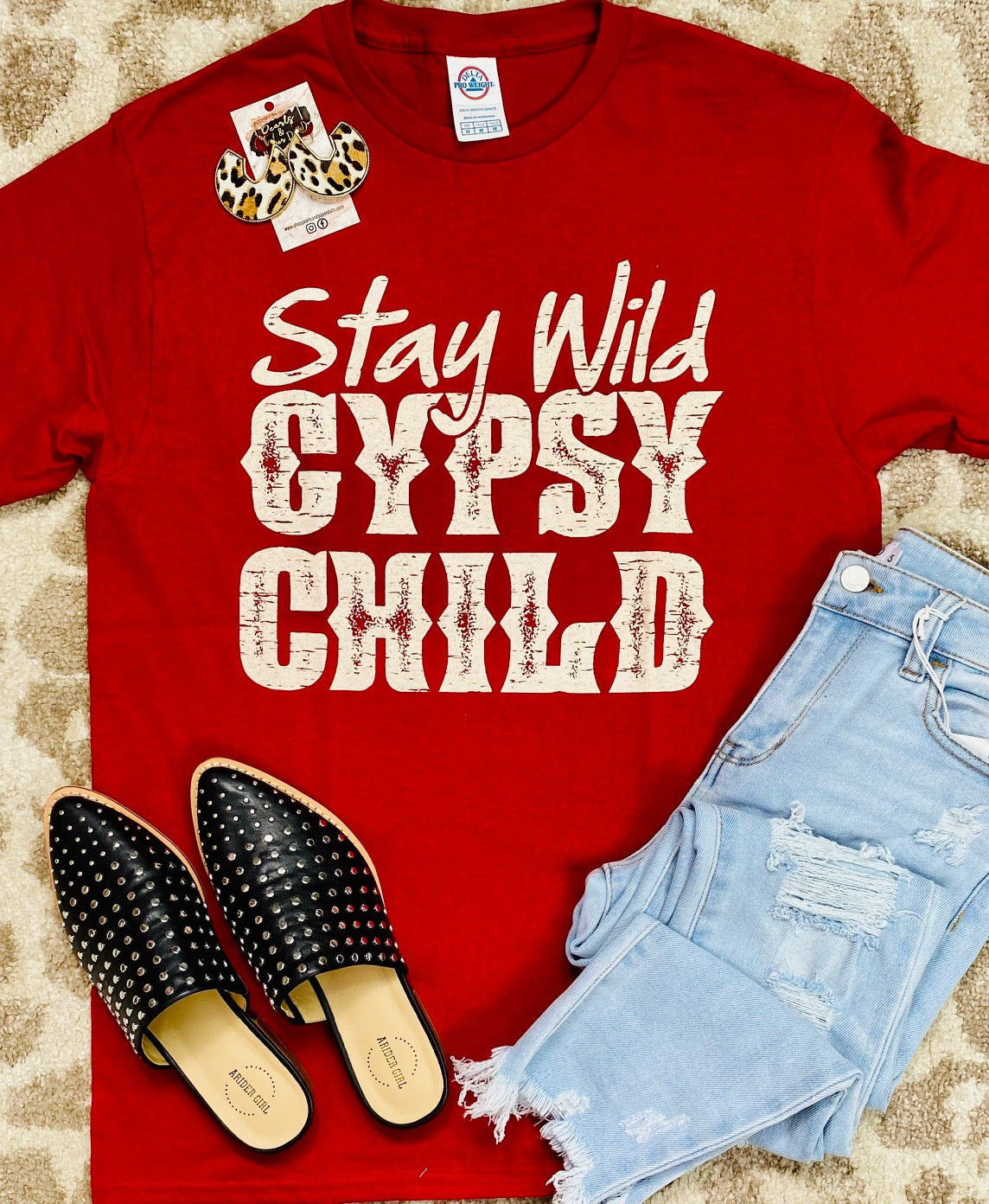 Stay Wild Gypsy Child - graphic tee