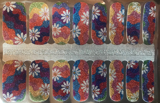 Flower Power mani