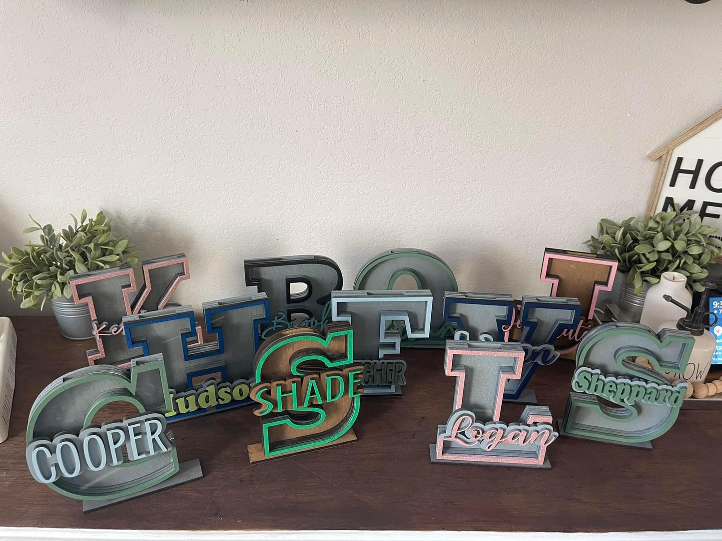 Custom Personalized Letter Banks (PREORDER - SHIPS IN APPROX 5 WEEKS)