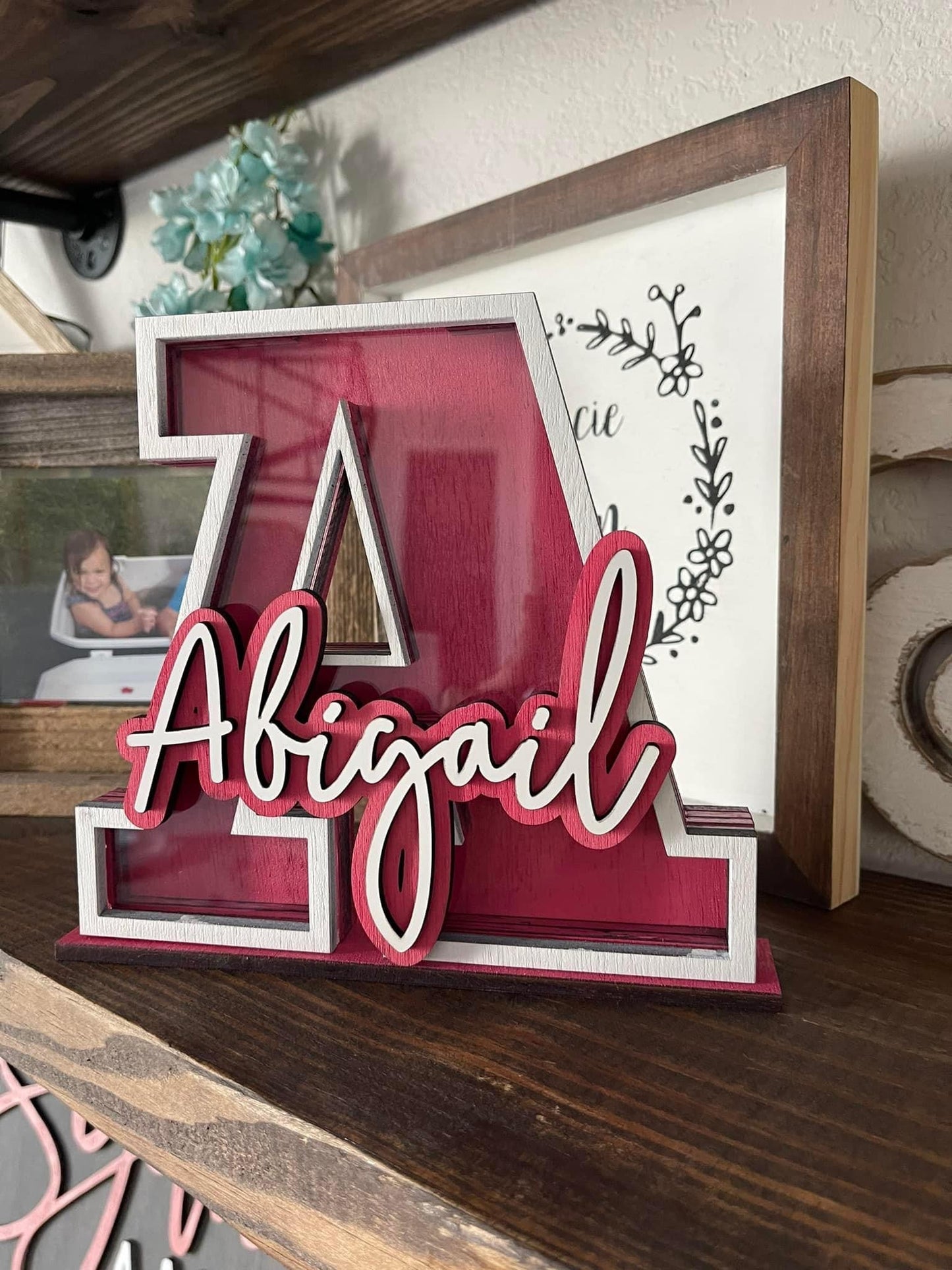 Custom Personalized Letter Banks (PREORDER - SHIPS IN APPROX 5 WEEKS)