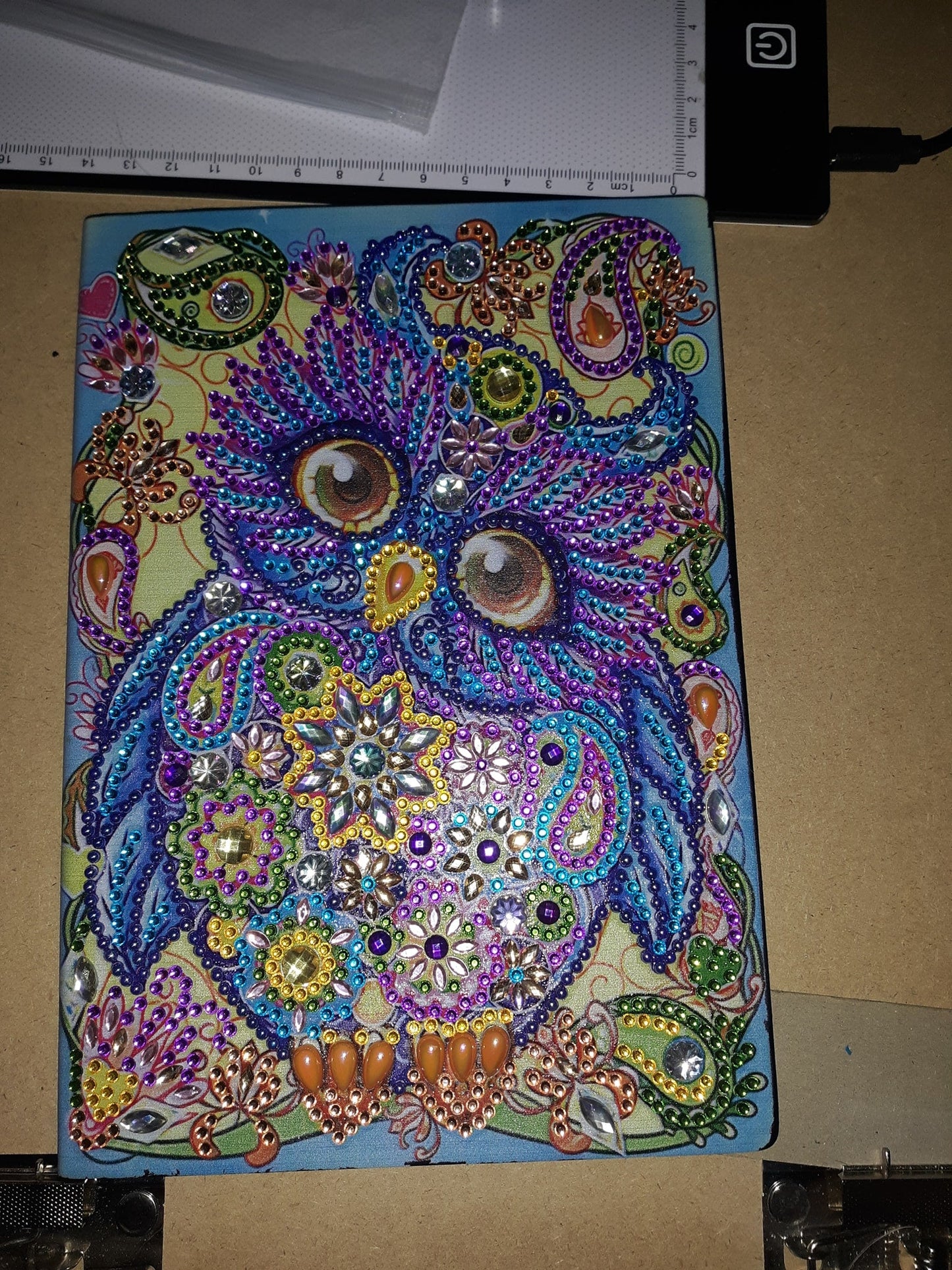 Notebook Owl - Diamond Art kit