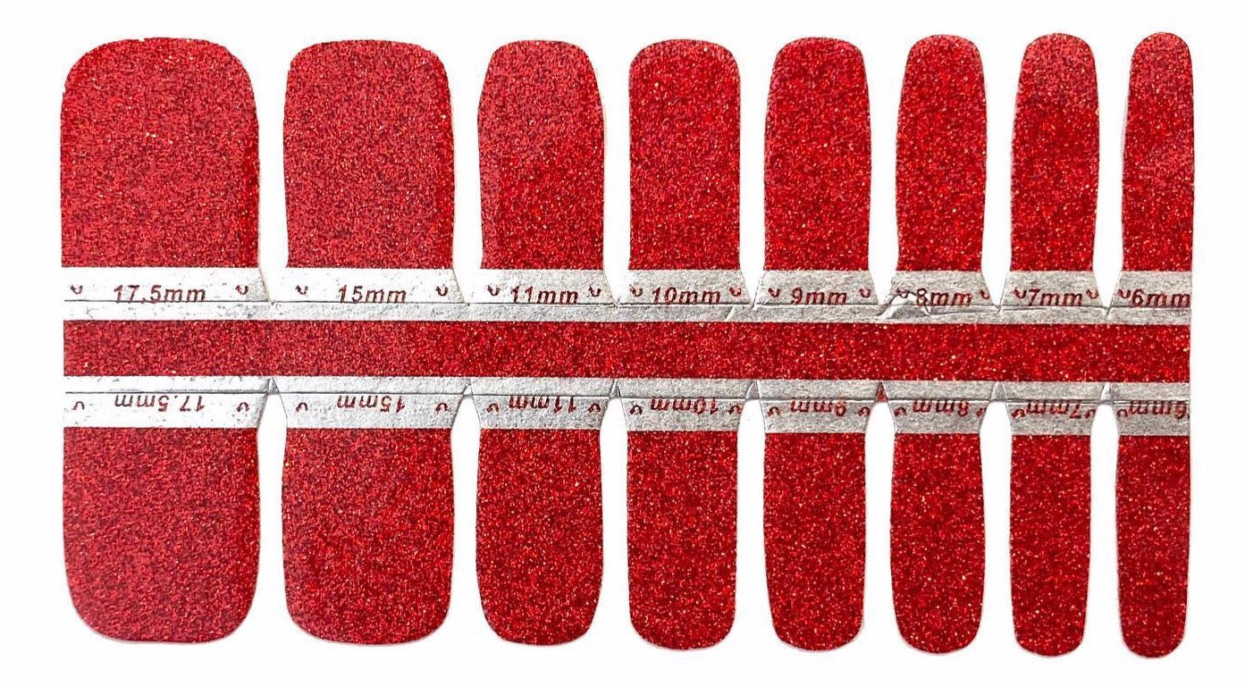 Pedis, Petites & Kids - Ruby Red Glitter