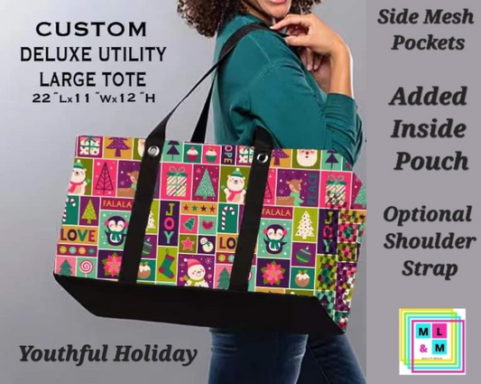 Youthful Holiday Collapsible Tote